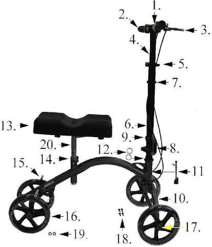 Knee Walkers - Parts - Acces
