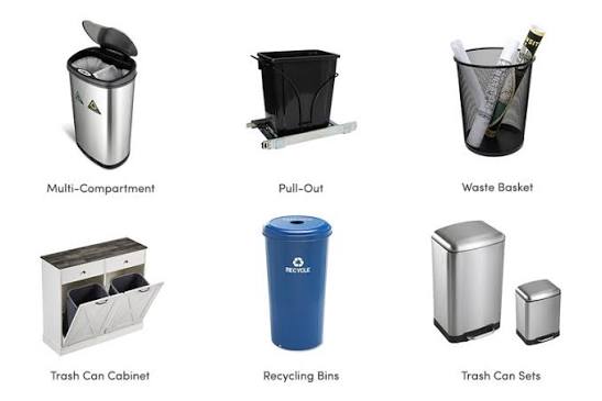 Waste Cans - All Types