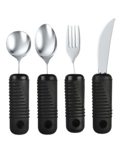 Make Eating Easier Big Grip Utensil Set  Blue Jay Brand